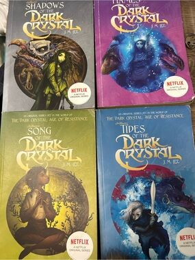 The Dark Crystal set of 4 Book Set — Four Paperback Titles jin henson puppet